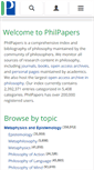 Mobile Screenshot of philpapers.org